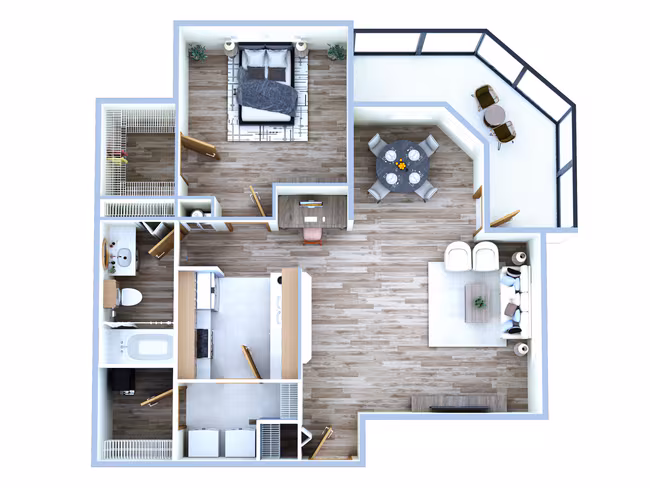 Unit 0721 floor plan